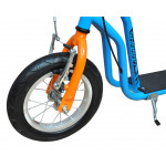 Kolobežka 12" na nafukovacích kolesách Sharan - modrá